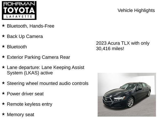 2023 Acura TLX Base