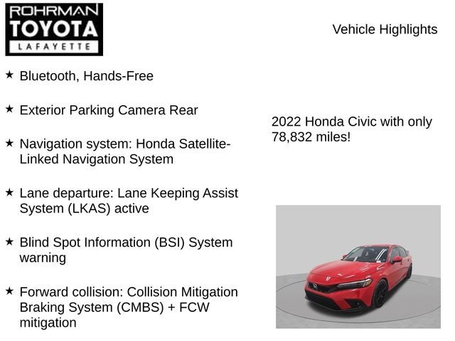2022 Honda Civic Sport Touring