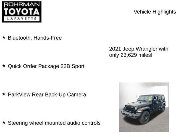 2021 Jeep Wrangler Unlimited Sport