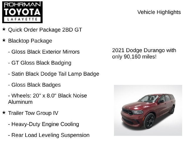 2021 Dodge Durango GT