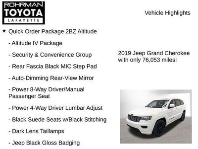 2019 Jeep Grand Cherokee Altitude