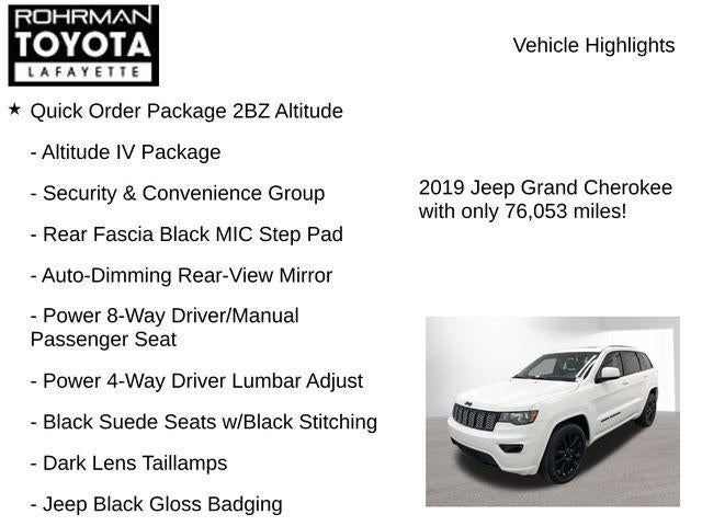 2019 Jeep Grand Cherokee Altitude