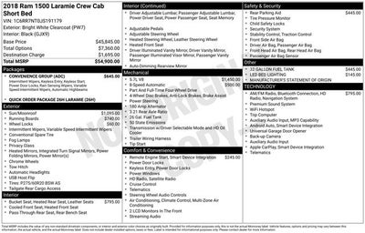 2018 RAM 1500 Laramie
