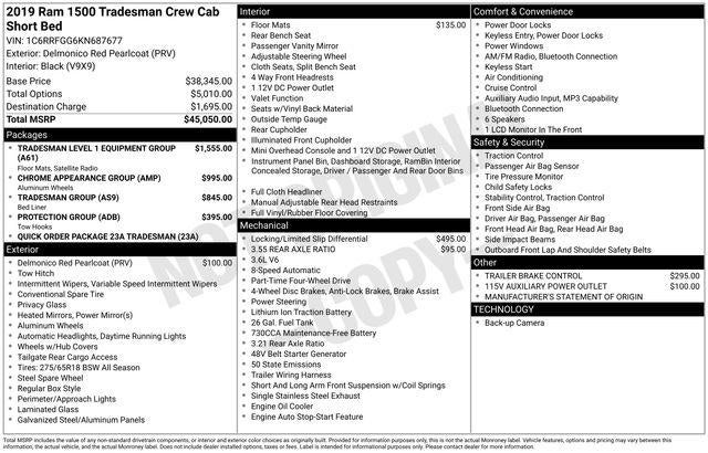2019 RAM 1500 Tradesman