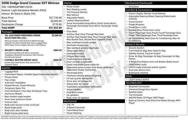 2008 Dodge Grand Caravan SXT