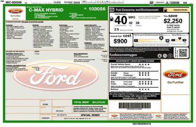 2018 Ford C-Max Titanium