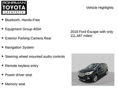 2018 Ford Escape Titanium