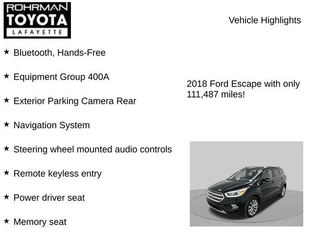 2018 Ford Escape Titanium
