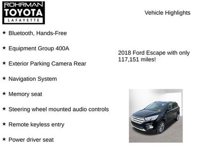 2018 Ford Escape Titanium