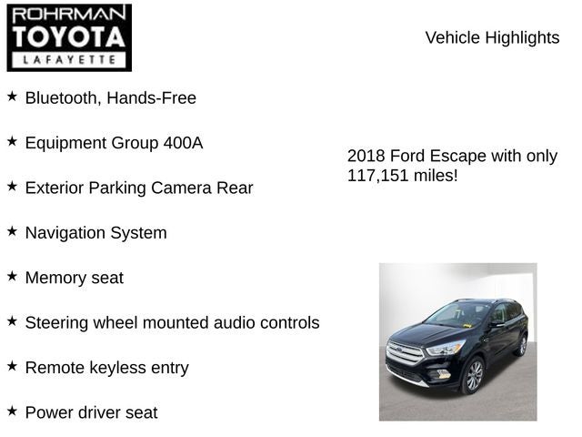 2018 Ford Escape Titanium