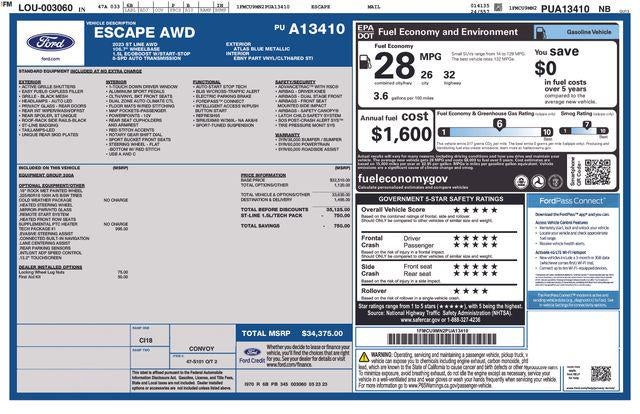 2023 Ford Escape ST-Line