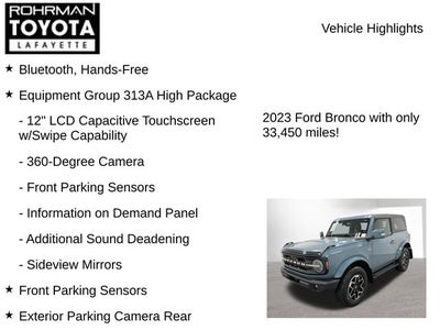 2023 Ford Bronco Outer Banks