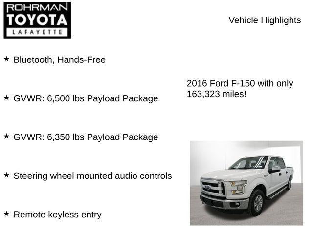 2016 Ford F-150 XLT