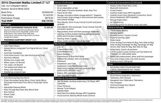2016 Chevrolet Malibu Limited LT