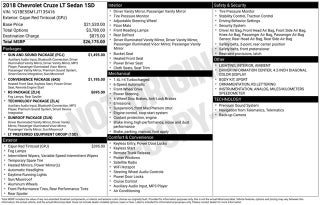 2018 Chevrolet Cruze LT