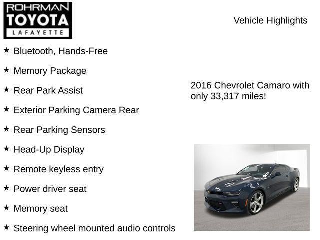 2016 Chevrolet Camaro SS 2SS
