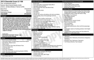 2013 Chevrolet Cruze LS