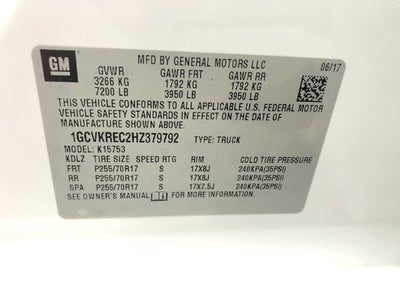 2017 Chevrolet Silverado LT LT1
