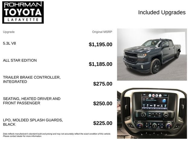 2018 Chevrolet Silverado LT LT2