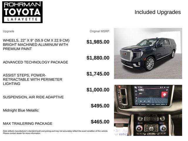 2022 GMC Yukon XL Denali