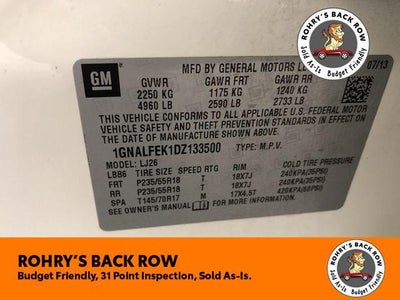 2013 Chevrolet Equinox LTZ