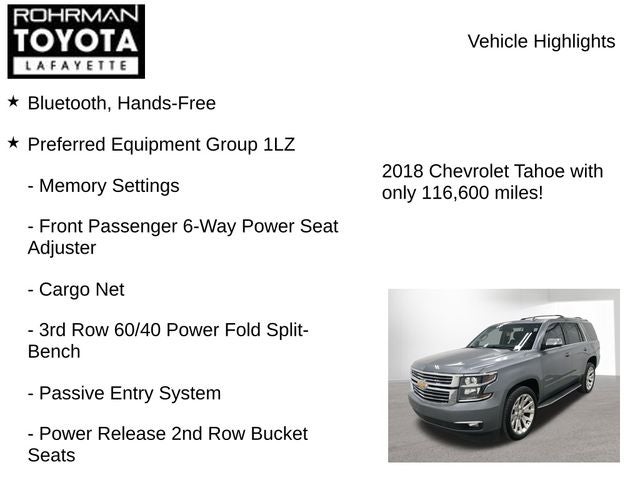 2018 Chevrolet Tahoe Premier