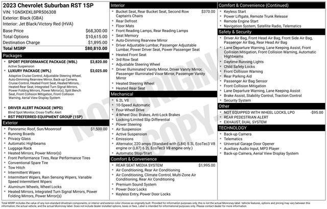 2023 Chevrolet Suburban RST