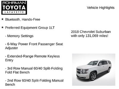 2018 Chevrolet Suburban LT