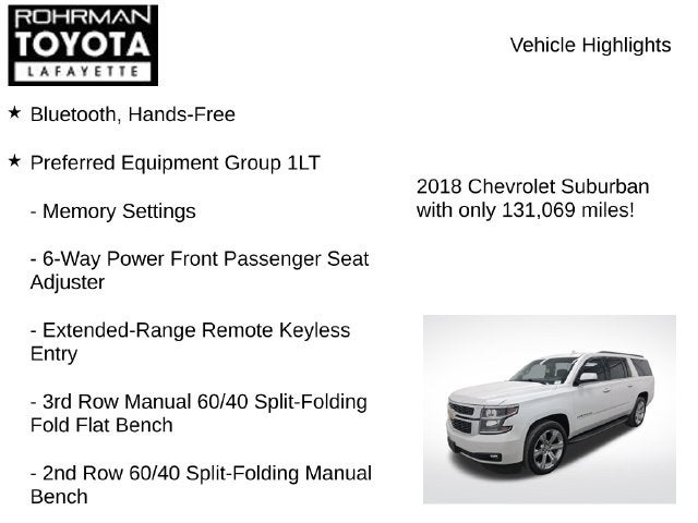2018 Chevrolet Suburban LT