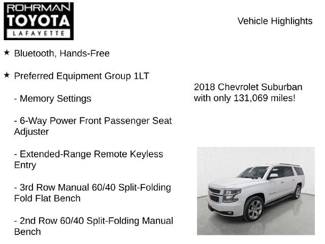 2018 Chevrolet Suburban LT