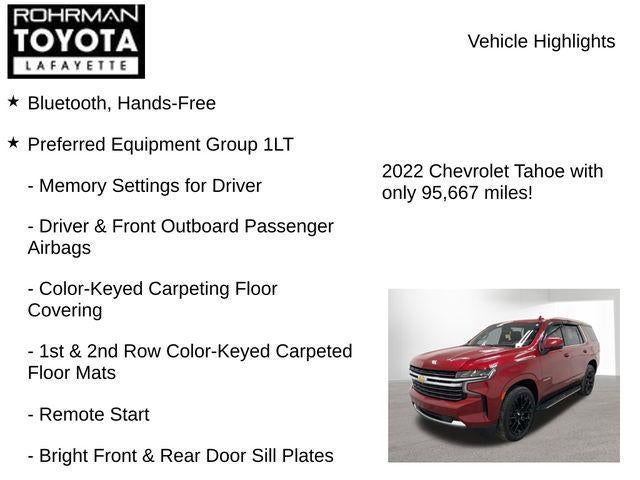 2022 Chevrolet Tahoe LT