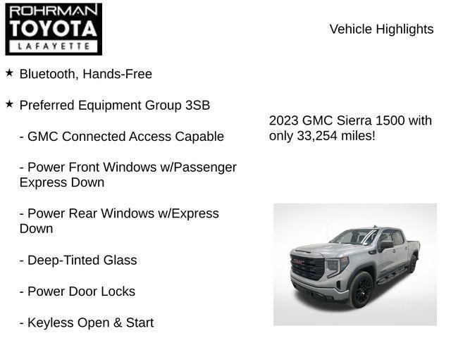 2023 GMC Sierra Elevation