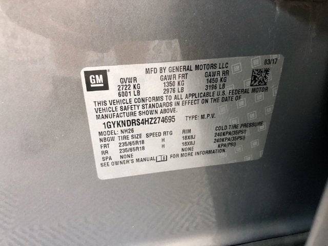 2017 Cadillac XT5 Luxury