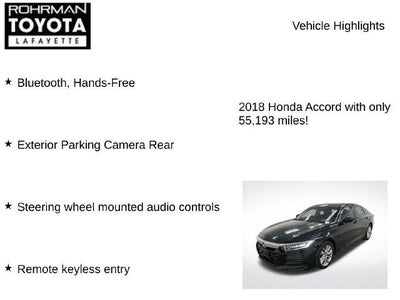 2018 Honda Accord LX