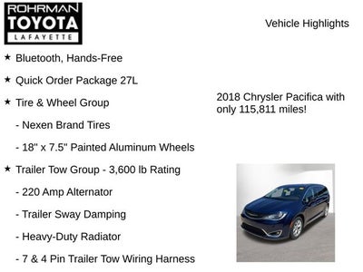 2018 Chrysler Pacifica Touring L