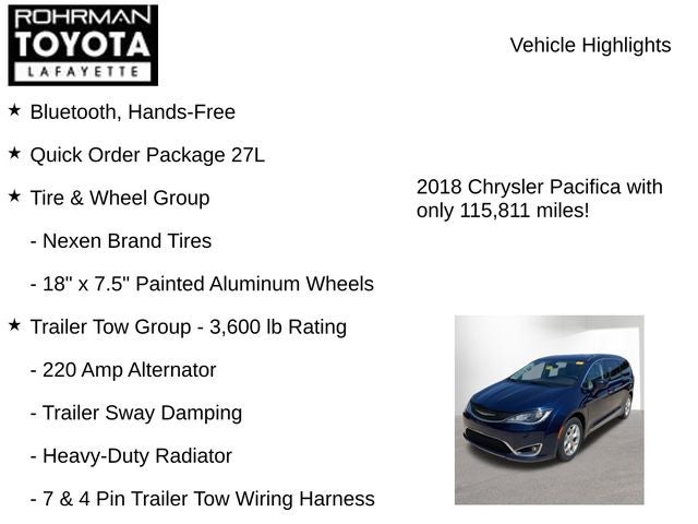 2018 Chrysler Pacifica Touring L