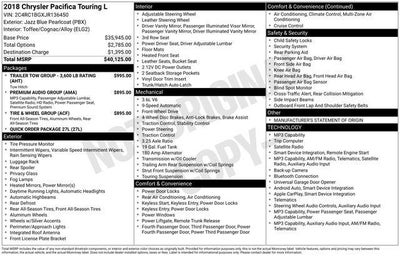2018 Chrysler Pacifica Touring L
