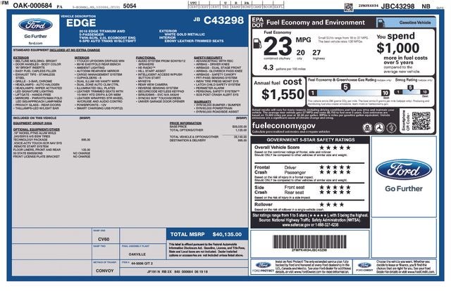 2018 Ford Edge Titanium