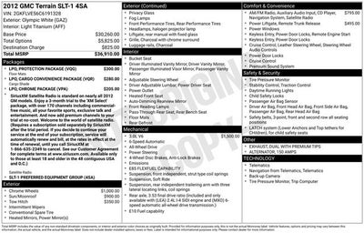 2012 GMC Terrain SLT-1