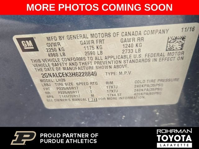 2017 Chevrolet Equinox LT