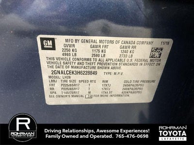 2017 Chevrolet Equinox LT