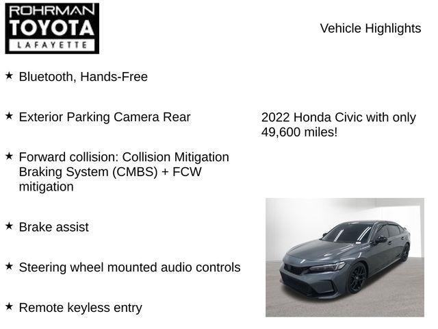 2022 Honda Civic Sport