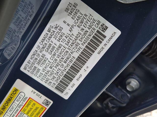 2026 Honda Civic Sport