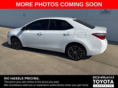 2016 Toyota COROLLA S Plus