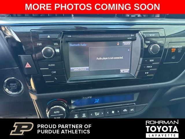 2016 Toyota COROLLA S Plus
