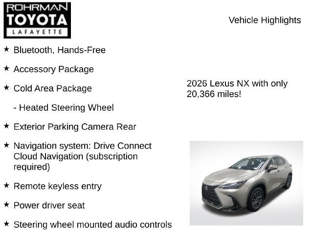 2026 Lexus NX HYBRID 350h Base