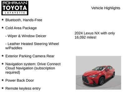 2024 Lexus NX 350 Base