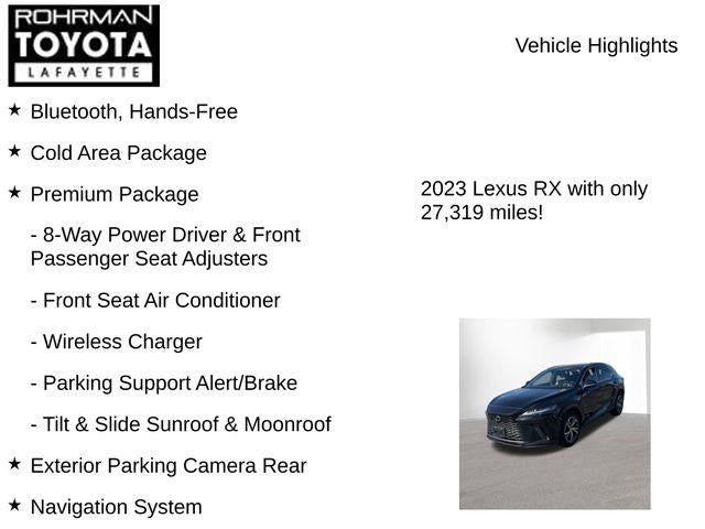 2023 Lexus RX 350 Premium