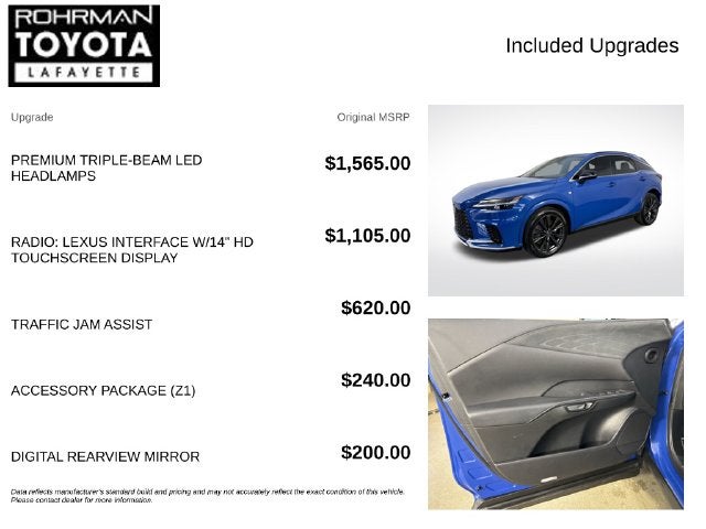 2023 Lexus RX 350 F Sport Handling