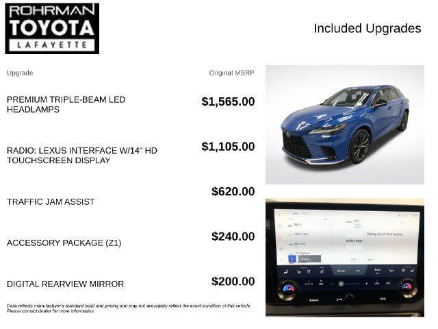 2023 Lexus RX 350 F Sport Handling